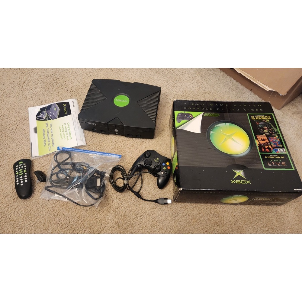 Original XBOX System 1 Controller Tested/Works Complete READ